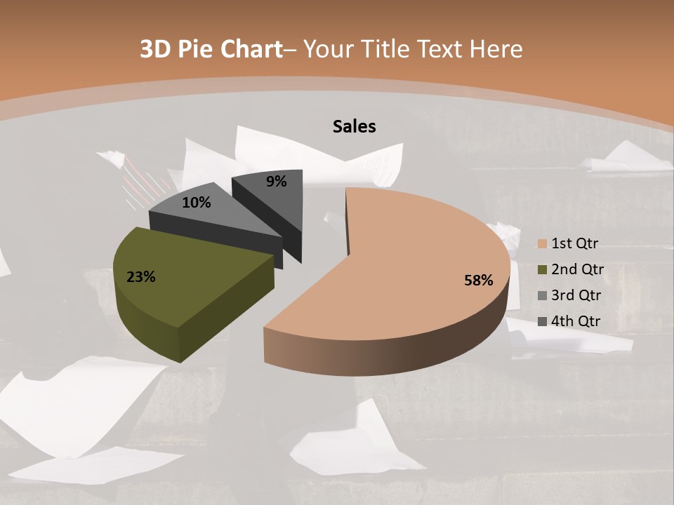 Loss Holding Unemployment PowerPoint Template