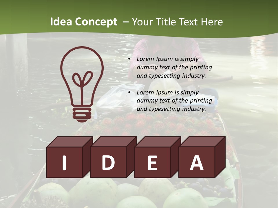 City Buy Apple PowerPoint Template