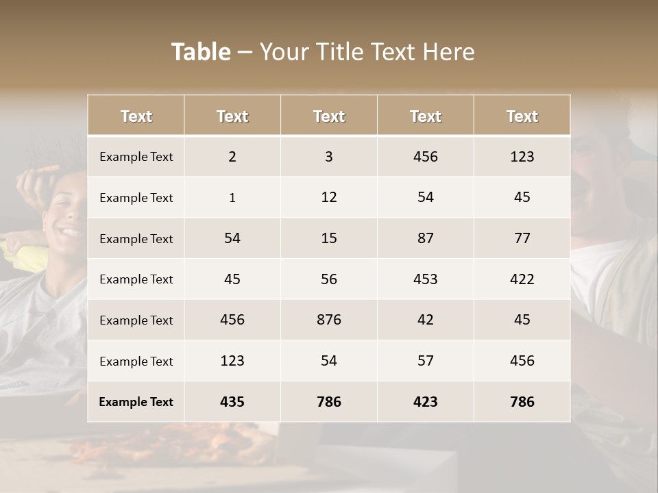Cheerful Teenage Teenagers PowerPoint Template