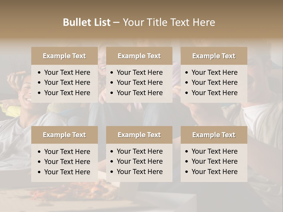 Cheerful Teenage Teenagers PowerPoint Template