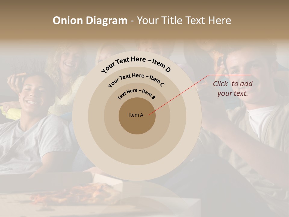 Cheerful Teenage Teenagers PowerPoint Template