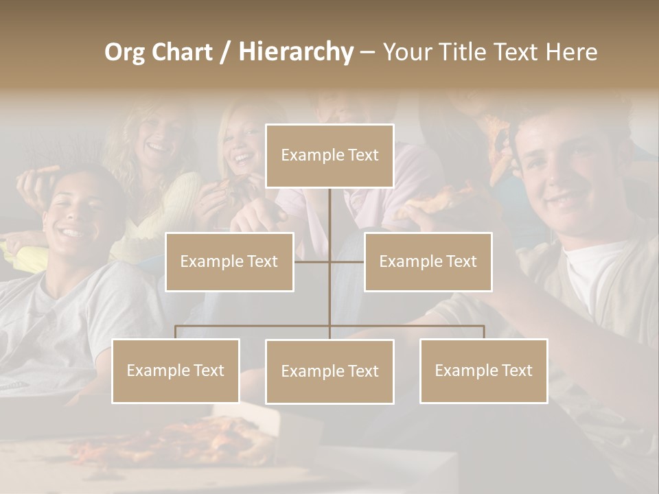 Cheerful Teenage Teenagers PowerPoint Template