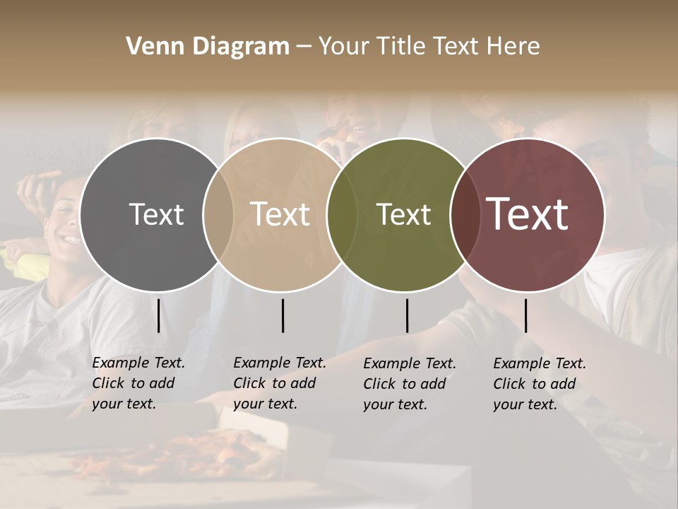 Cheerful Teenage Teenagers PowerPoint Template