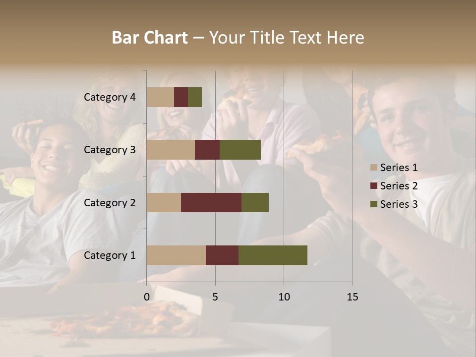 Cheerful Teenage Teenagers PowerPoint Template