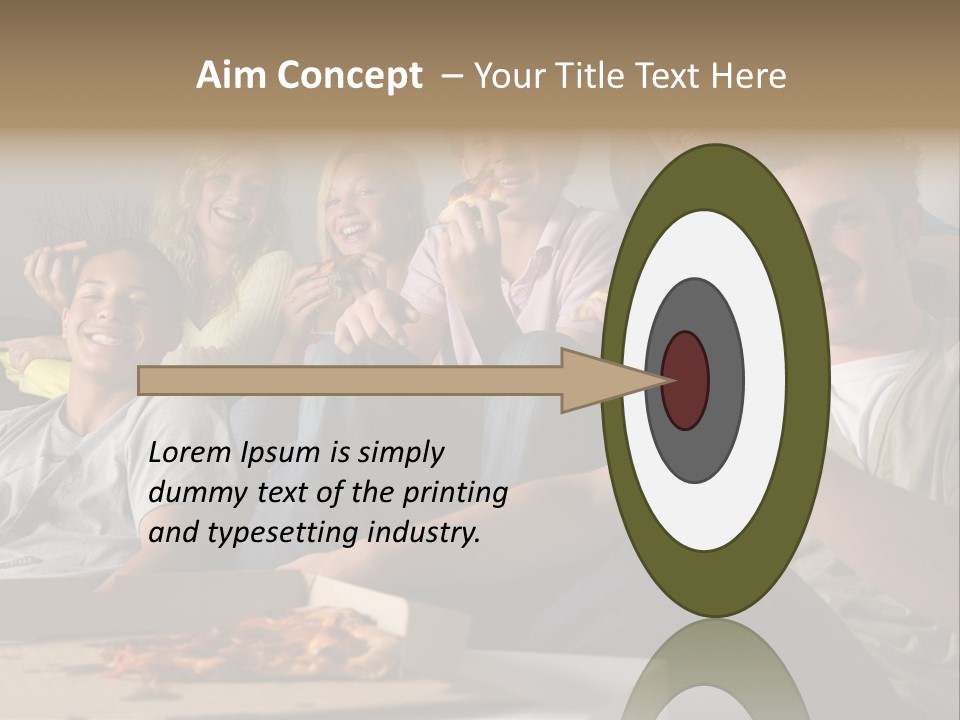 Cheerful Teenage Teenagers PowerPoint Template