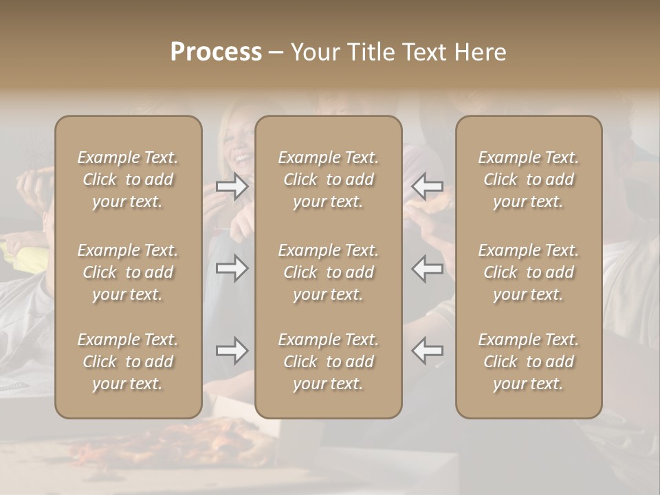 Cheerful Teenage Teenagers PowerPoint Template