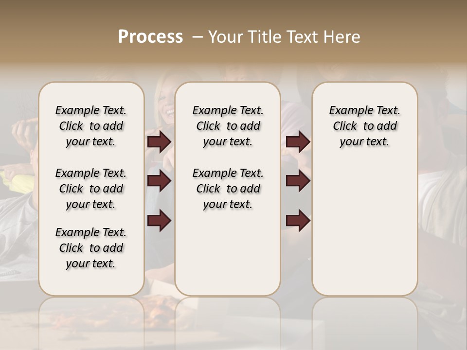 Cheerful Teenage Teenagers PowerPoint Template