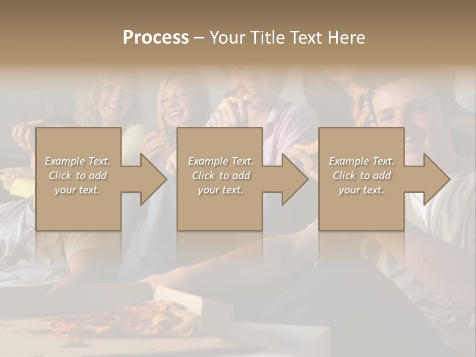 Cheerful Teenage Teenagers PowerPoint Template