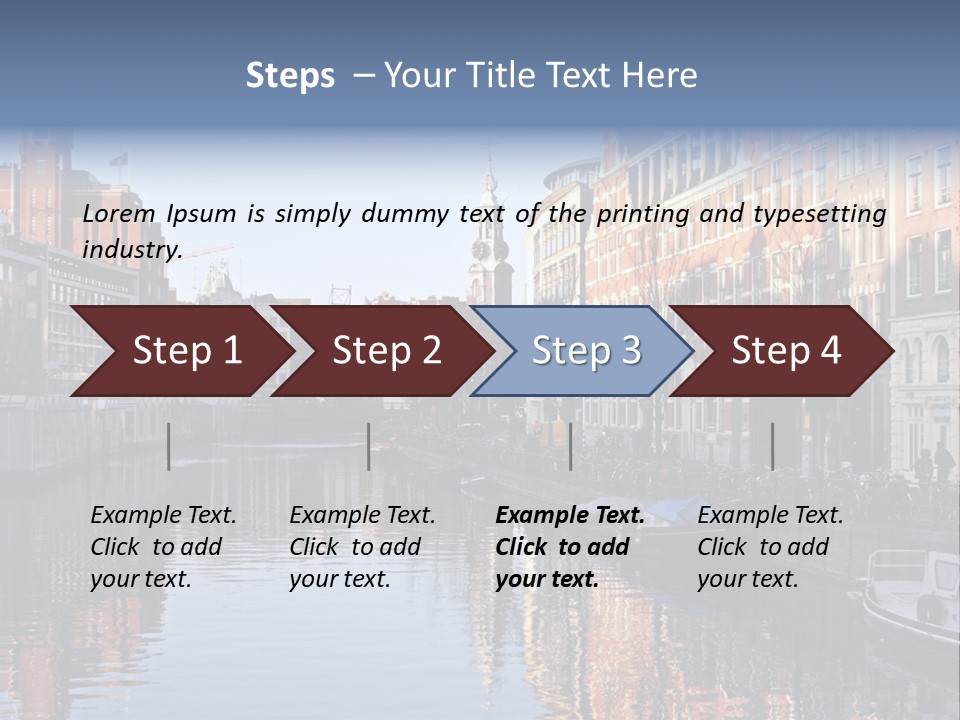 Losing Exercise Train PowerPoint Template