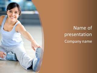 Losing Exercise Train PowerPoint Template