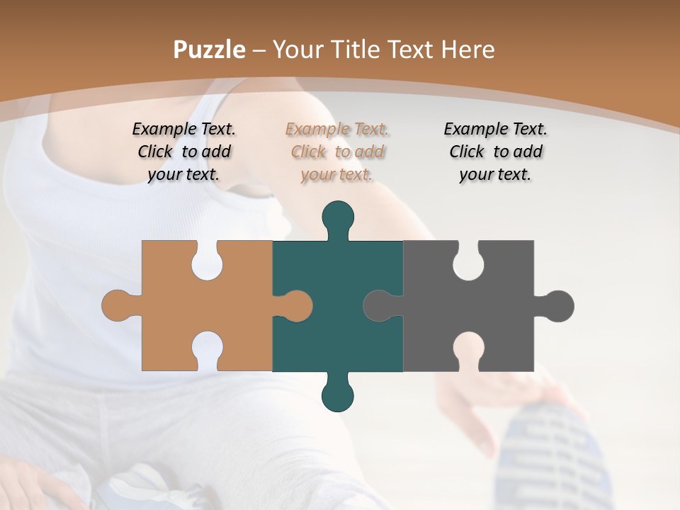 Losing Exercise Train PowerPoint Template