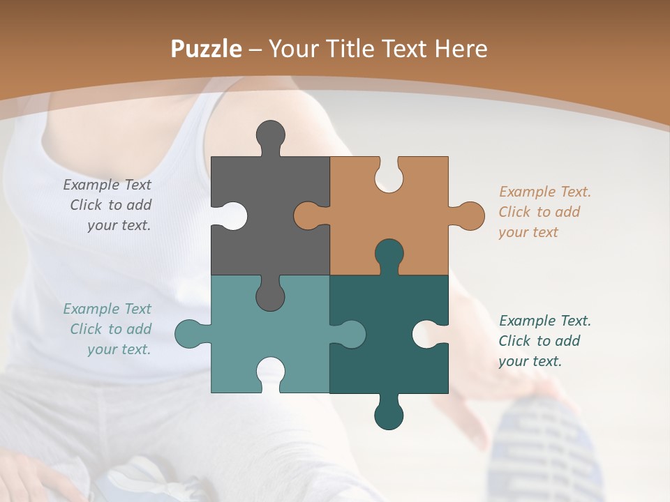 Losing Exercise Train PowerPoint Template