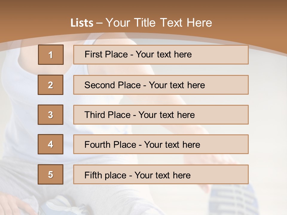 Losing Exercise Train PowerPoint Template
