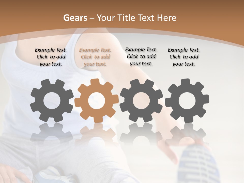 Losing Exercise Train PowerPoint Template