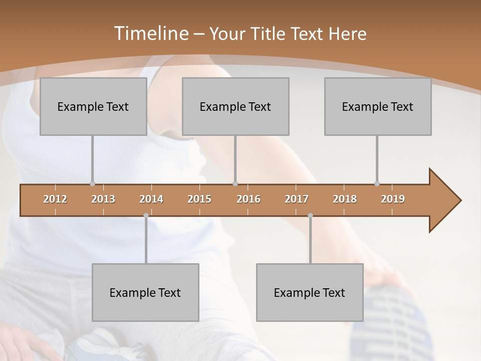 Losing Exercise Train PowerPoint Template