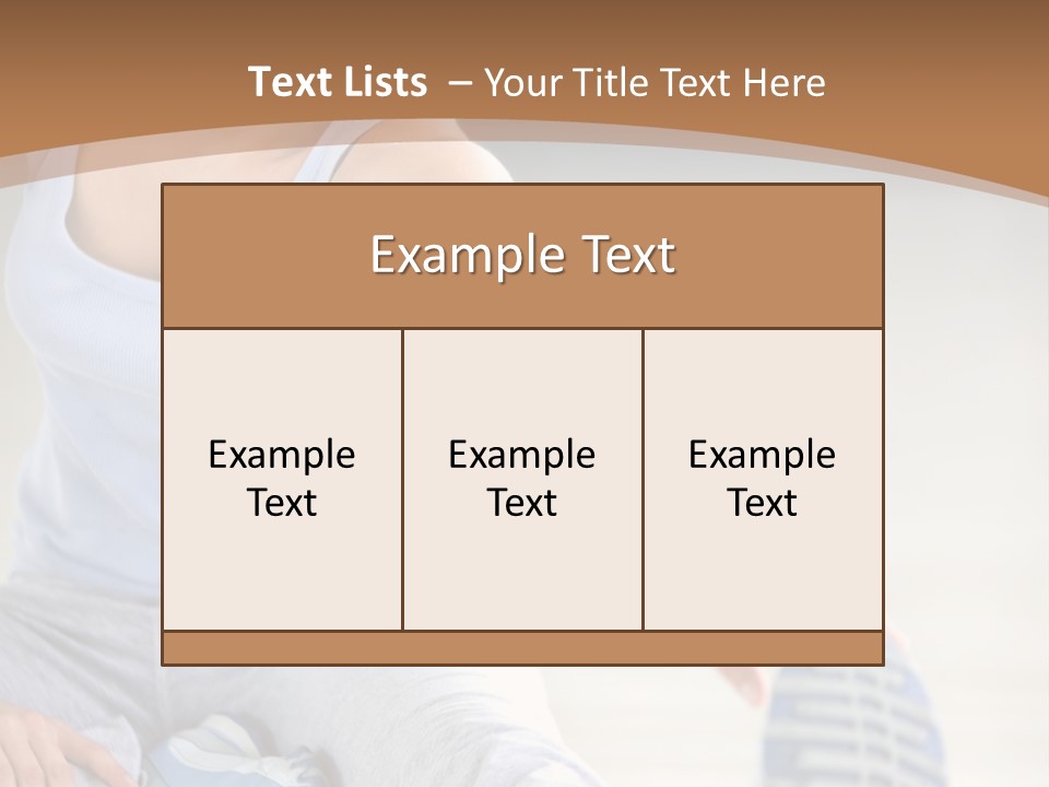 Losing Exercise Train PowerPoint Template