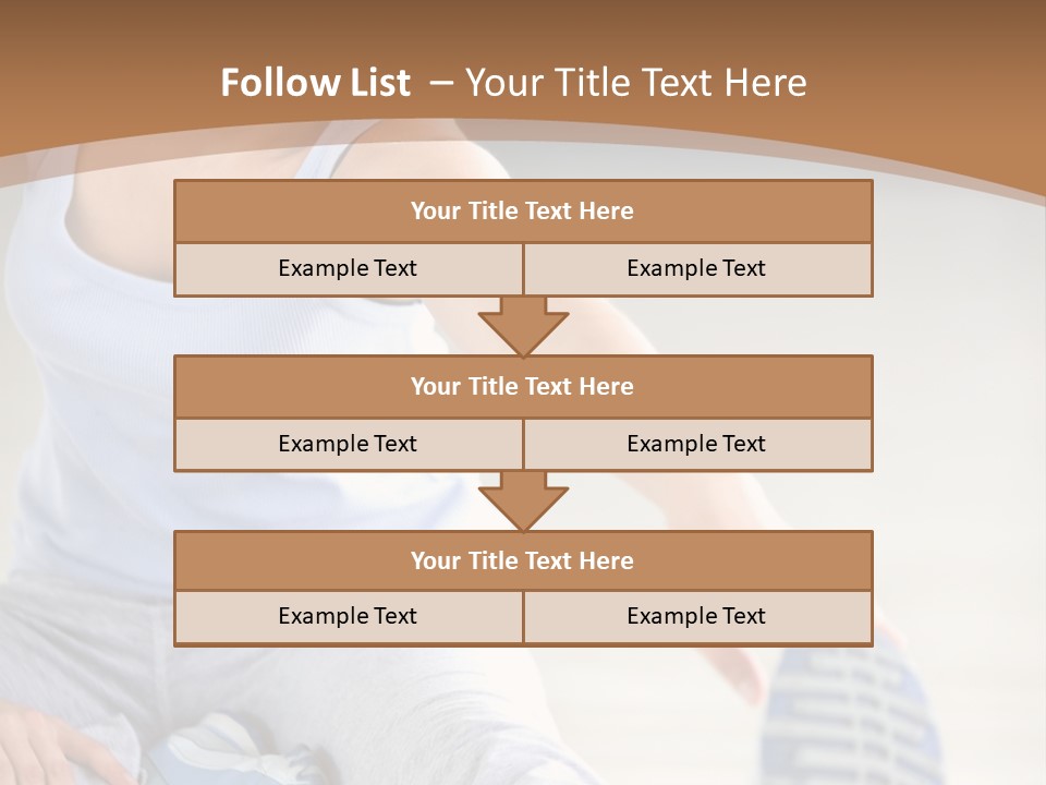 Losing Exercise Train PowerPoint Template