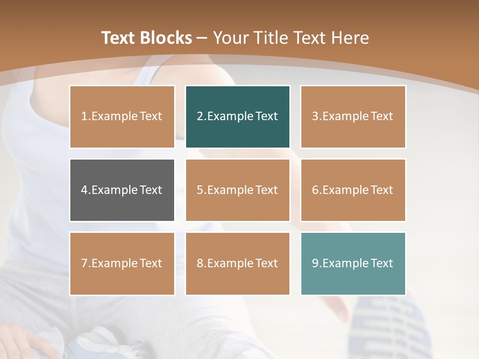 Losing Exercise Train PowerPoint Template