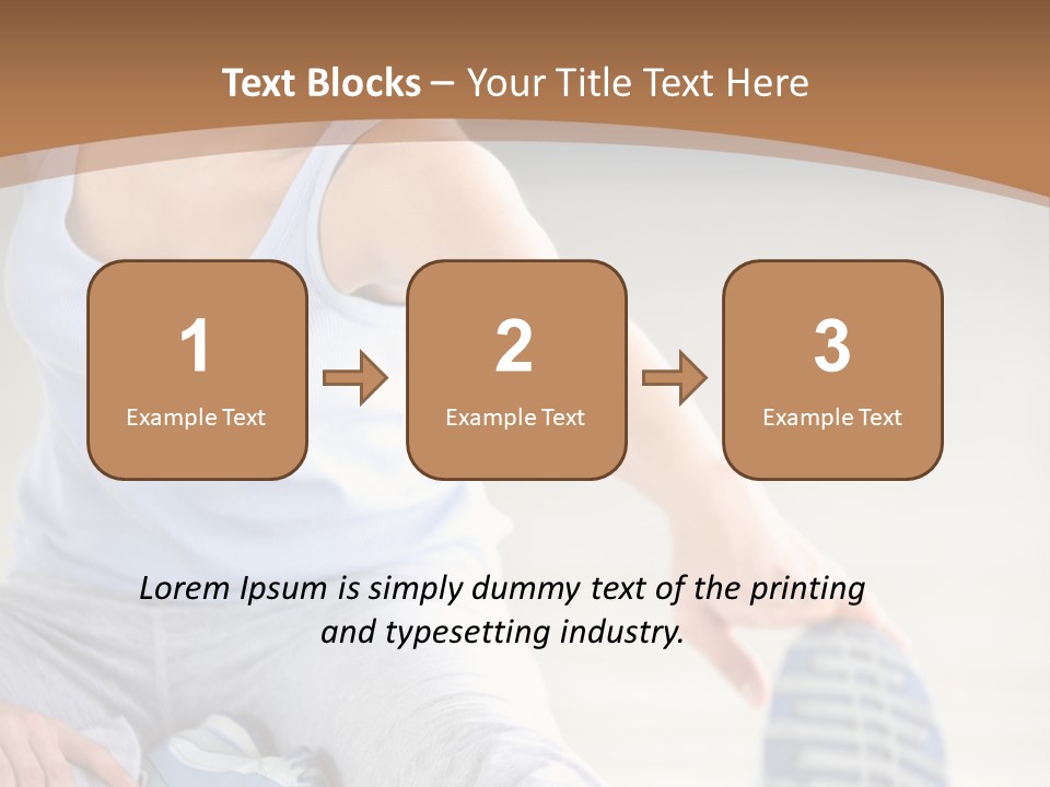 Losing Exercise Train PowerPoint Template