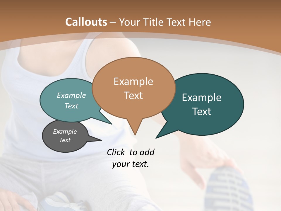 Losing Exercise Train PowerPoint Template