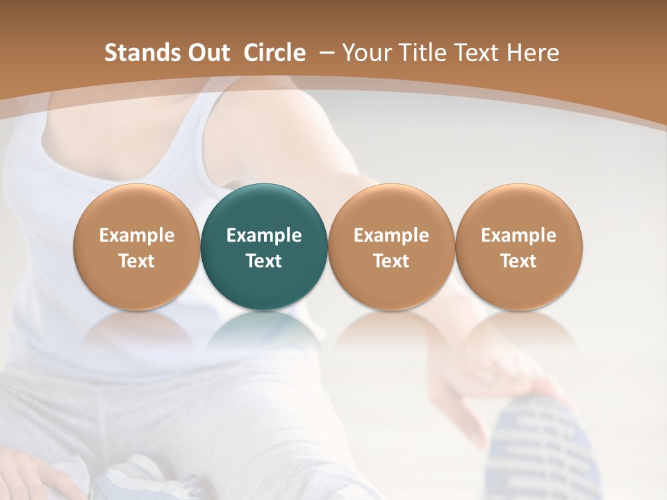 Losing Exercise Train PowerPoint Template