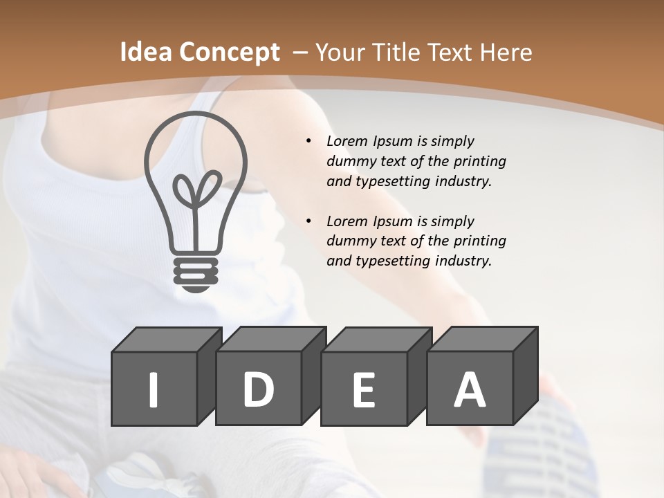 Losing Exercise Train PowerPoint Template