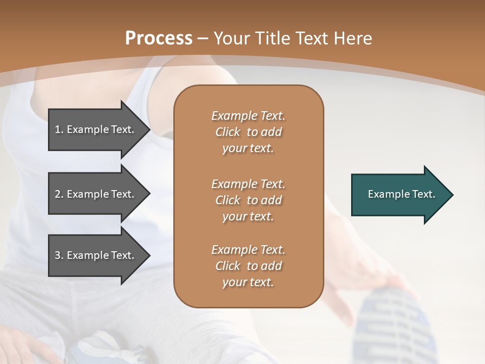 Losing Exercise Train PowerPoint Template
