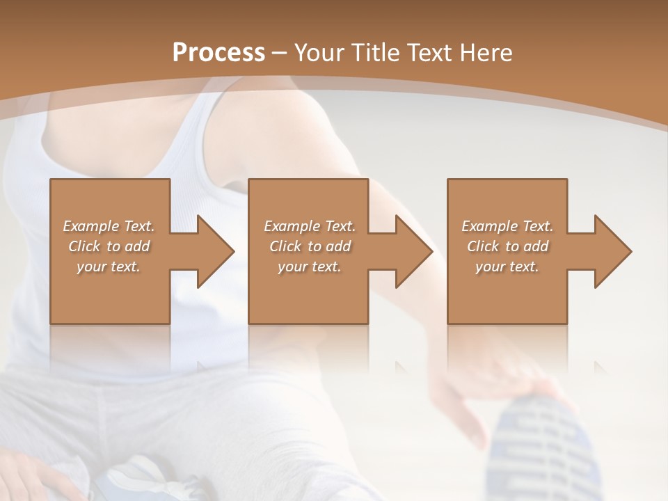 Losing Exercise Train PowerPoint Template