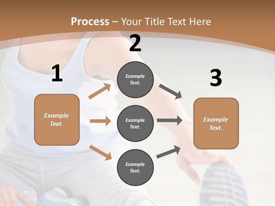 Losing Exercise Train PowerPoint Template