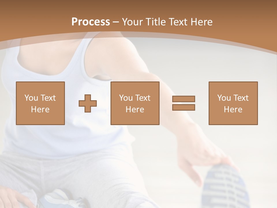 Losing Exercise Train PowerPoint Template