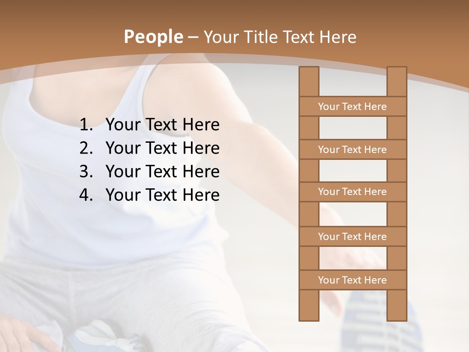 Losing Exercise Train PowerPoint Template