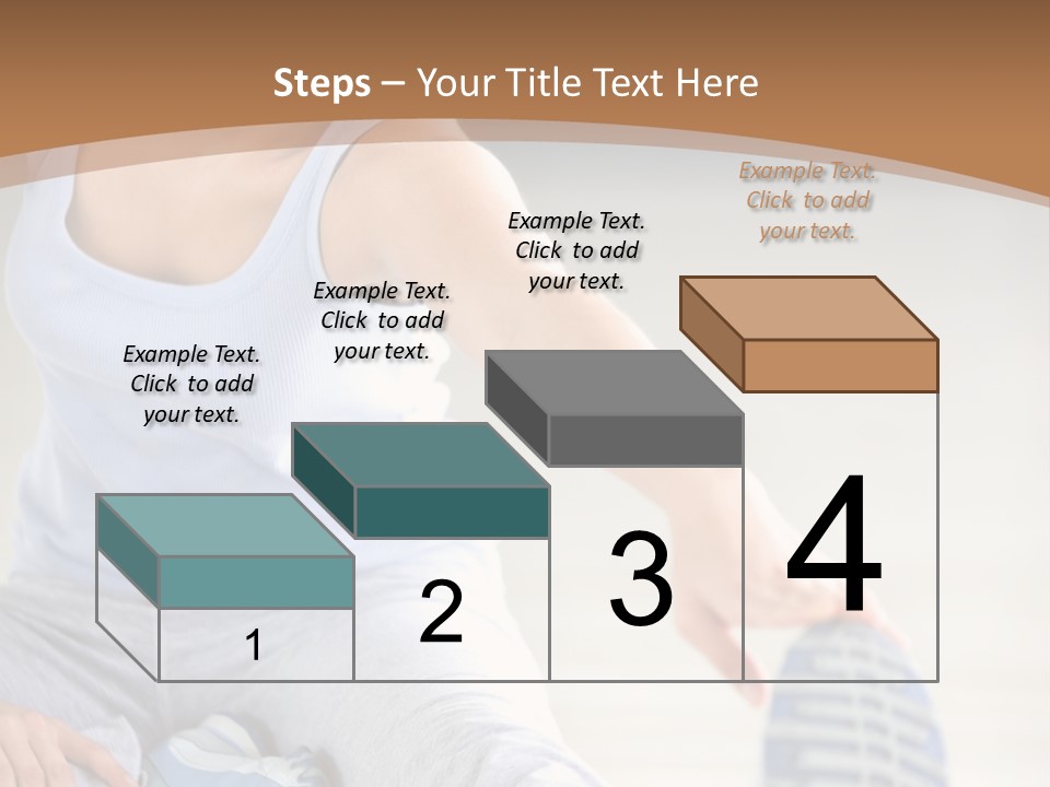 Losing Exercise Train PowerPoint Template