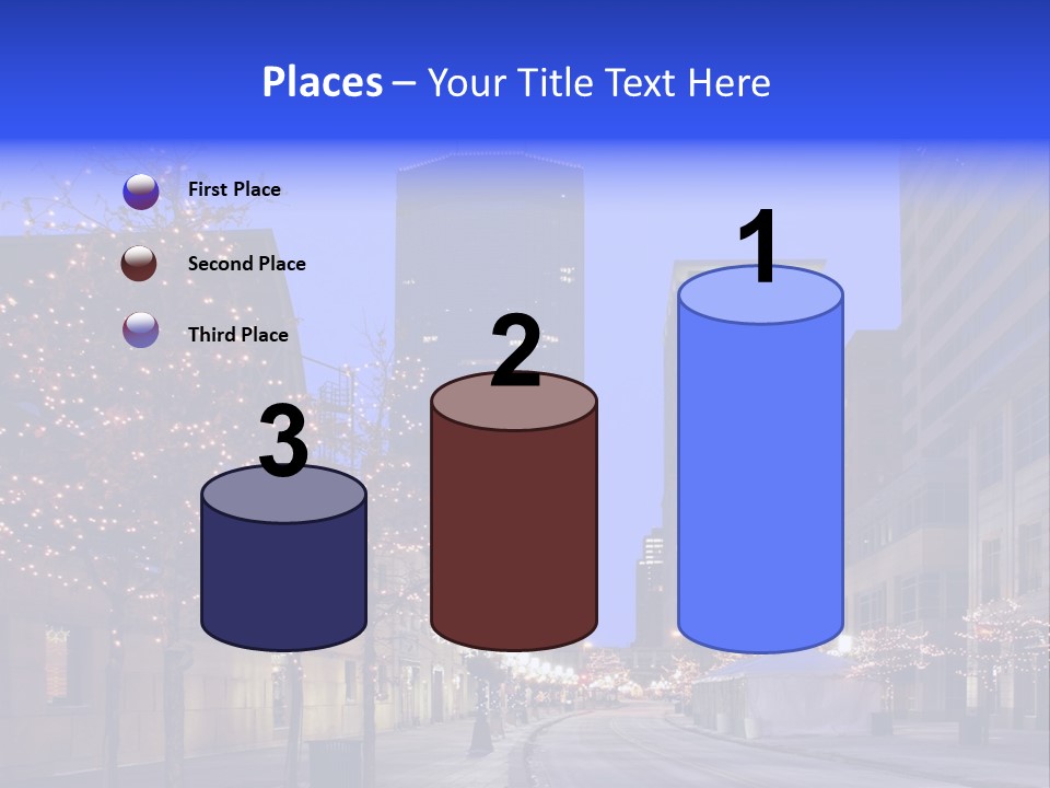 Nicollet Winter Illuminated PowerPoint Template
