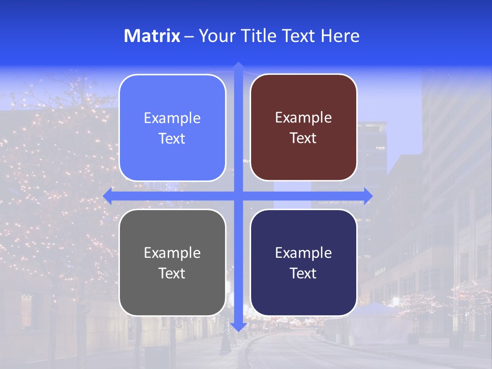 Nicollet Winter Illuminated PowerPoint Template