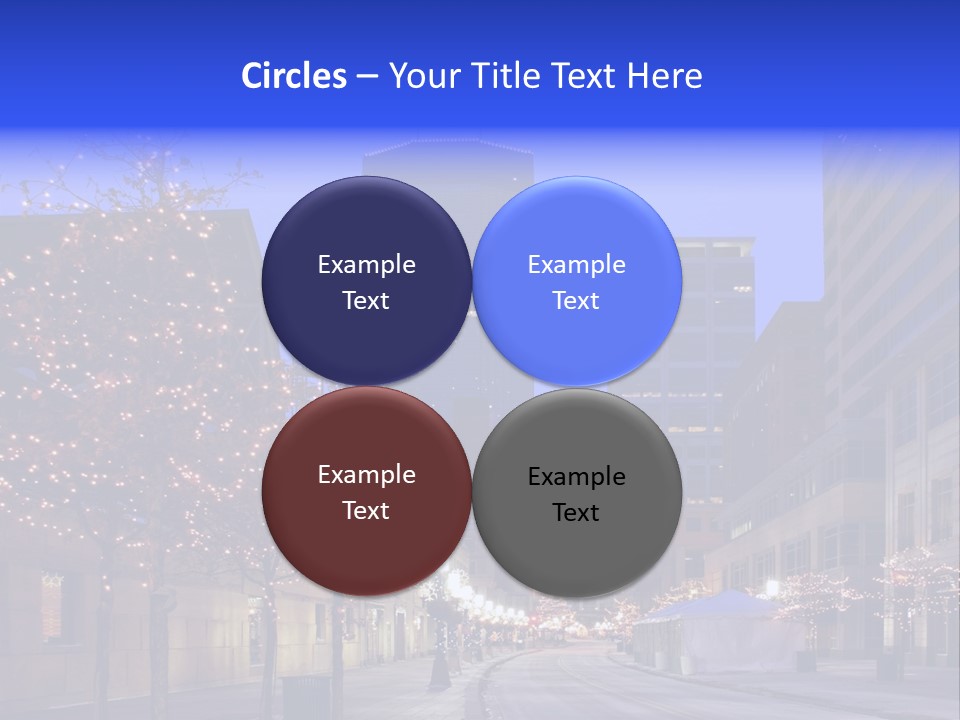 Nicollet Winter Illuminated PowerPoint Template
