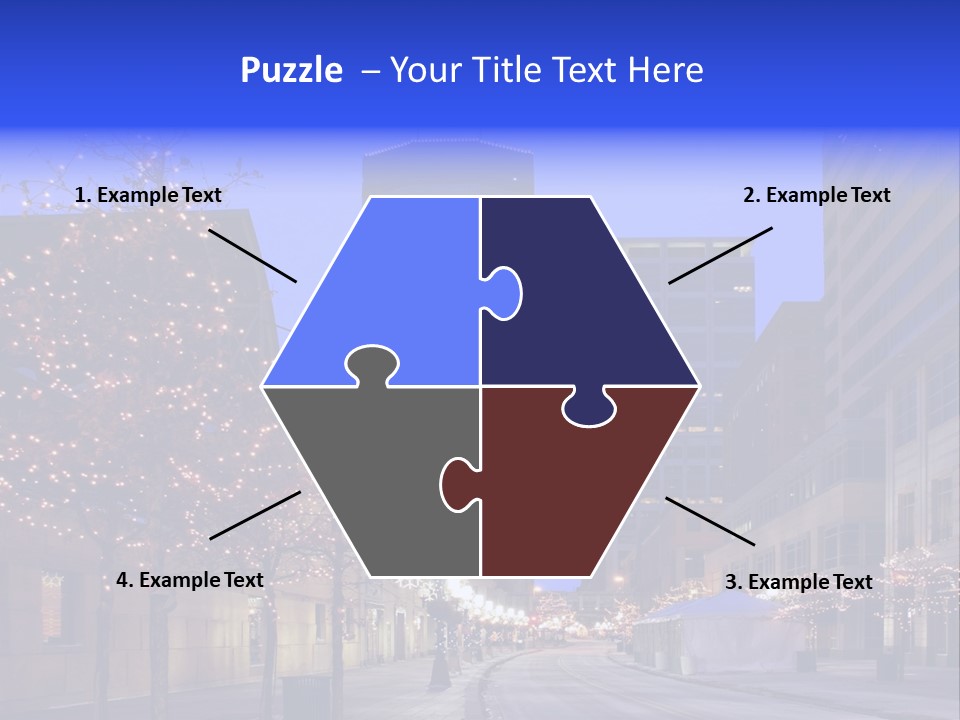 Nicollet Winter Illuminated PowerPoint Template