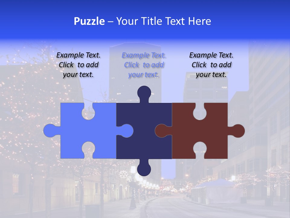 Nicollet Winter Illuminated PowerPoint Template