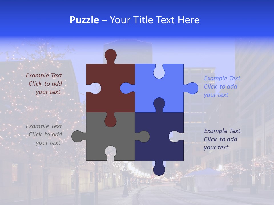 Nicollet Winter Illuminated PowerPoint Template