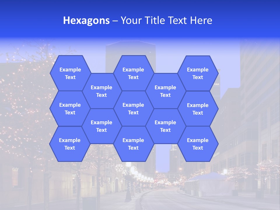 Nicollet Winter Illuminated PowerPoint Template