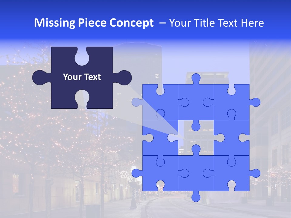 Nicollet Winter Illuminated PowerPoint Template