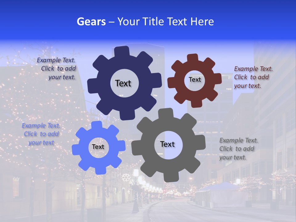 Nicollet Winter Illuminated PowerPoint Template