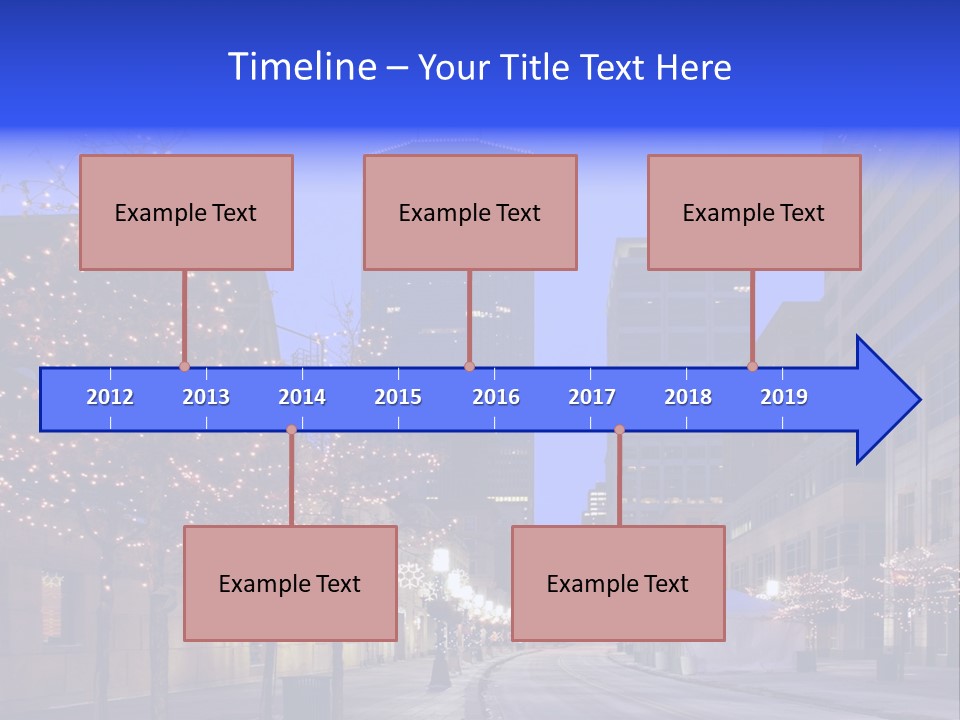 Nicollet Winter Illuminated PowerPoint Template
