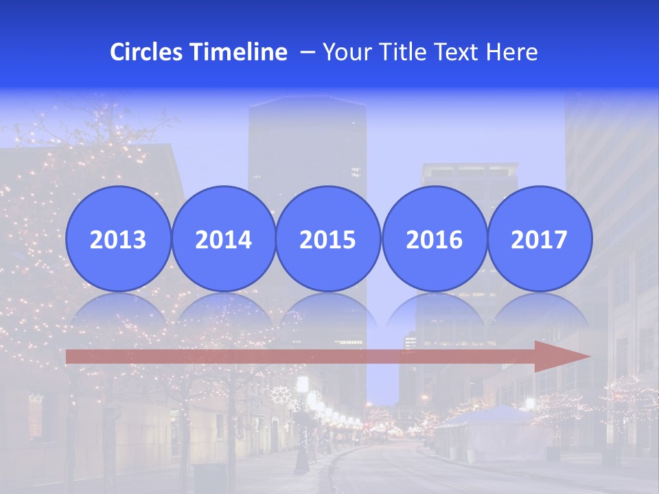 Nicollet Winter Illuminated PowerPoint Template
