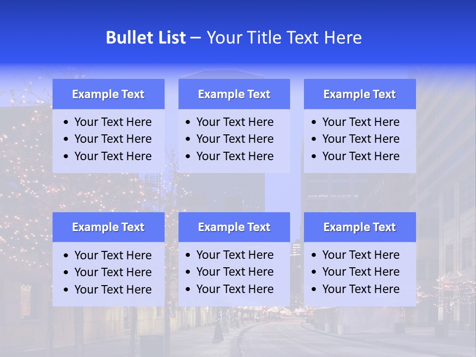 Nicollet Winter Illuminated PowerPoint Template