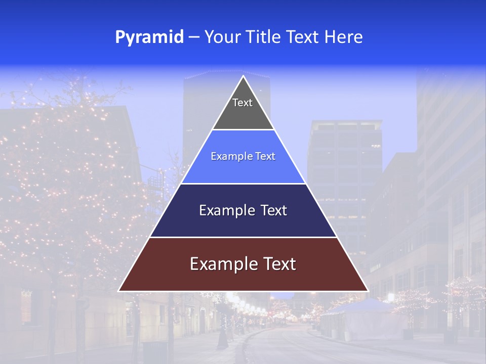 Nicollet Winter Illuminated PowerPoint Template