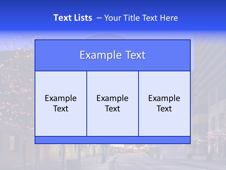 Nicollet Winter Illuminated PowerPoint Template