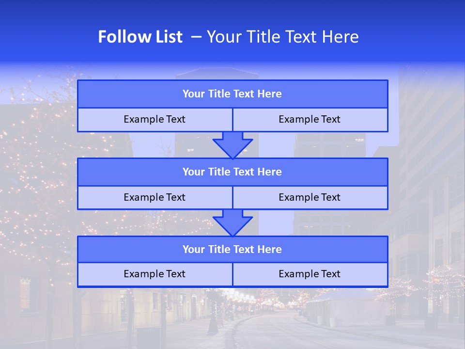 Nicollet Winter Illuminated PowerPoint Template