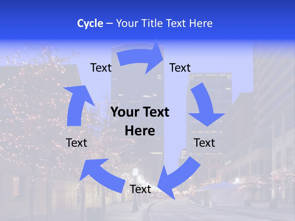 Nicollet Winter Illuminated PowerPoint Template