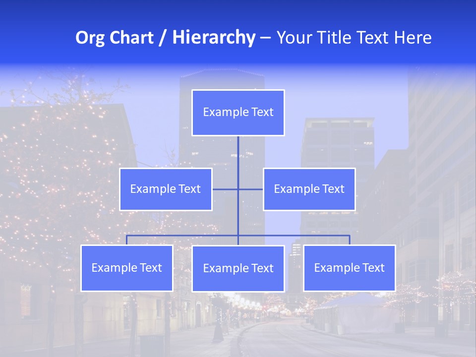 Nicollet Winter Illuminated PowerPoint Template