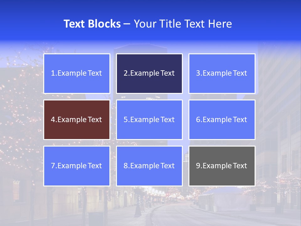 Nicollet Winter Illuminated PowerPoint Template